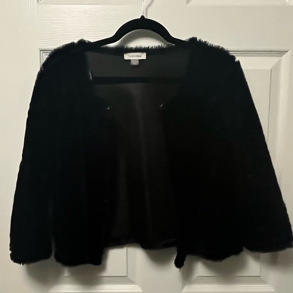 Calvin Klein Sweaters - ✨ Calvin Klein - Faux Fur Shrug